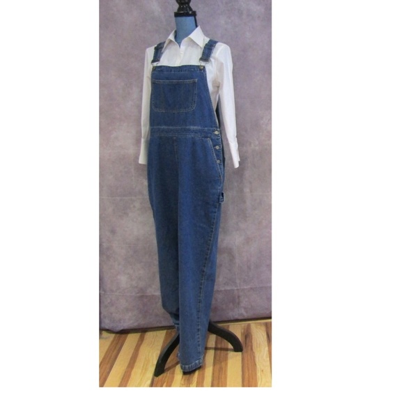 Liz Claiborne Denim - NEW Vintage Lizwear Denim Bib Overalls Petite PM